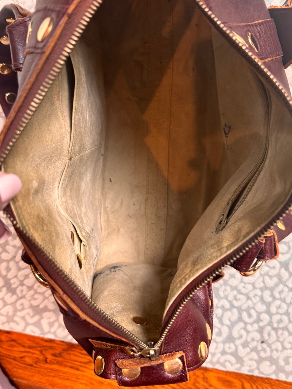 Hammitt Los Angeles Women's  Leather Stud Tote - Picture 11 of 16